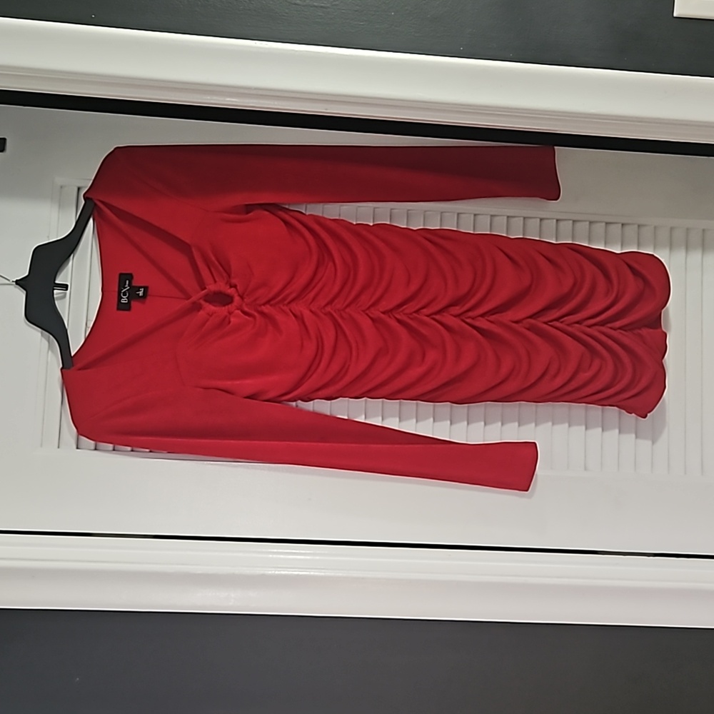 Mid-length Red Dress by BCX